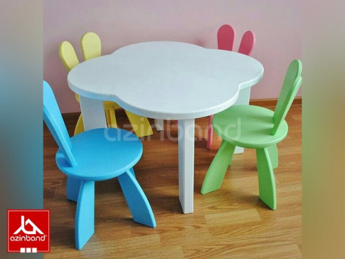 میز و صندلی چوبی کودک
