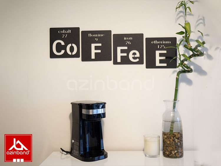 قاب دیواری چهارتایی مدرن طرح coffee کد 11