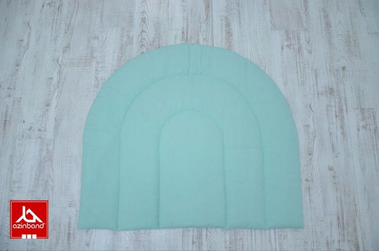 چادر بازی کودک طرح کلبه طرح ستاره با زمینه فیروزه ای - شماره 4